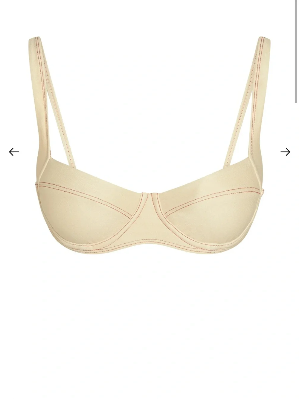 Monday Swimwear Sorrento Top in Champagne Denim